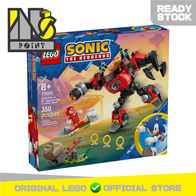 LEGO 77005 - Sonic The Hedgehog - Knuckles vs. Dr. Eggman Egg Crusher Mech