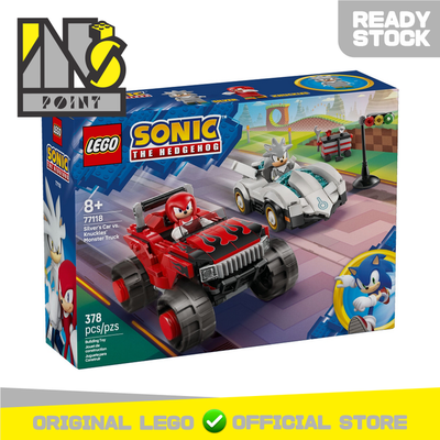 LEGO 77118 - Sonic The Hedgehog - Silver's Car vs. Knuckles' Monster Truck