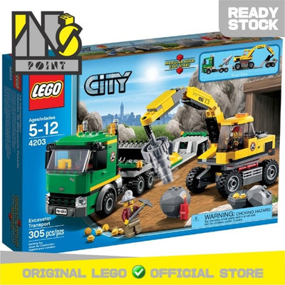 LEGO 4203 - City - Excavator Transport