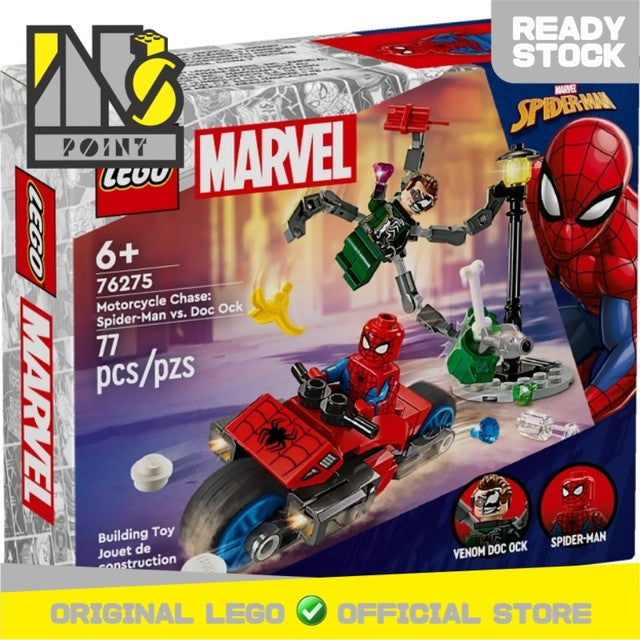 LEGO 76275 - Super Heroes - Motorcycle Chase: Spider-Man vs. Doc Ock