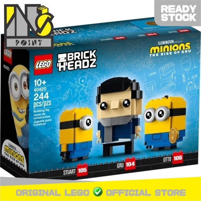 LEGO 40420 - Brickheadz - Gru, Stuart and Otto