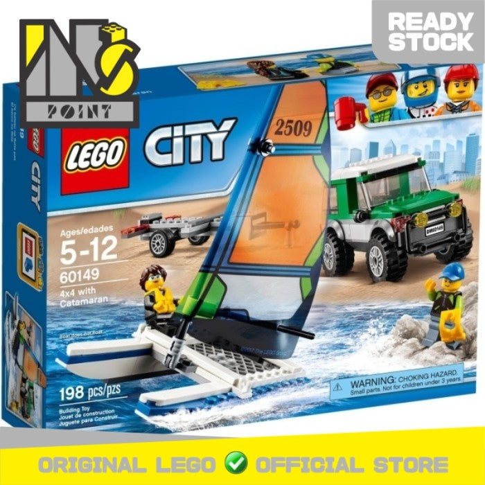 LEGO 60149 - City - 4x4 with Catamaran