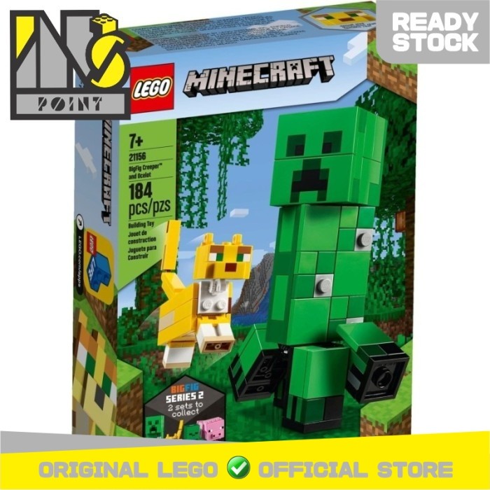 LEGO 21156 - Minecraft - BigFig Creeper and Ocelot