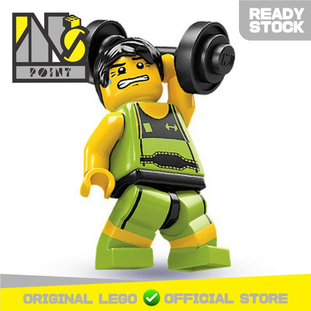 LEGO 8684 - 10 - Minifigure Series 2 Weightlifter