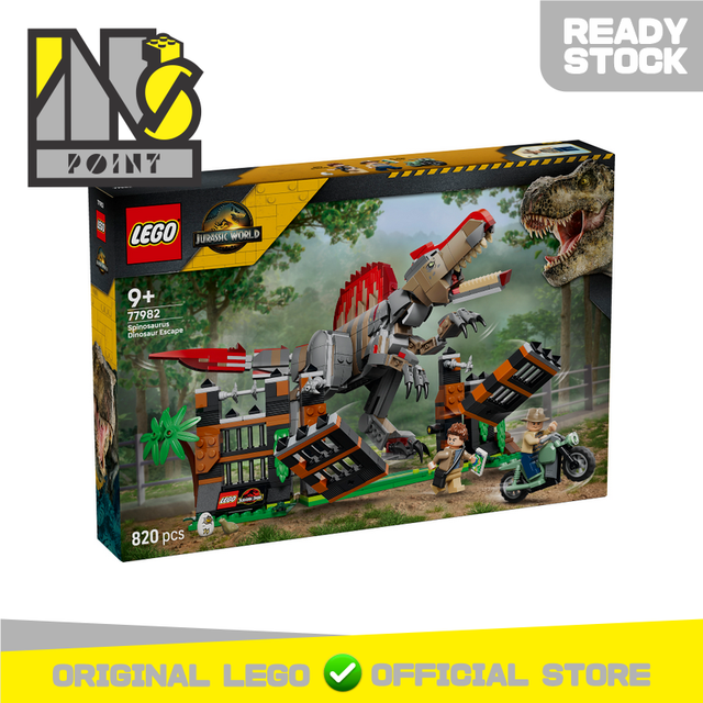LEGO 77982 - Jurassic World - Spinosaurus Dinosaur Escape