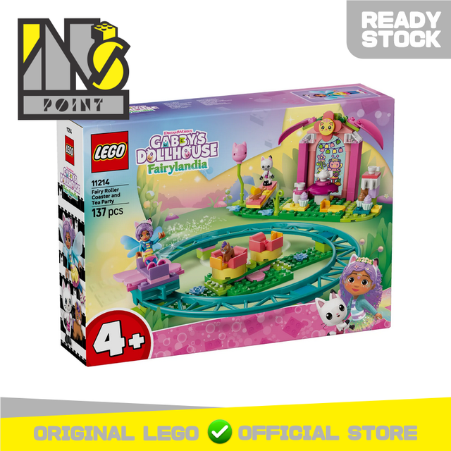 LEGO 11214 - Gabby's Dollhouse - Fairy Roller Coaster and Tea Party