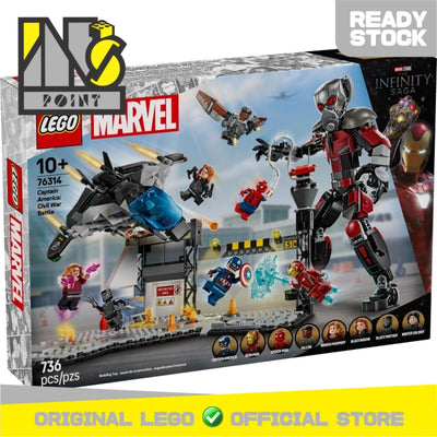 LEGO 76314 - Super Heroes - Captain America: Civil War Battle