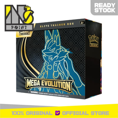 Pokemon TCG English - ME1 Mega Evolution Mega Lucario Elite Trainer Box / ETB Lucario