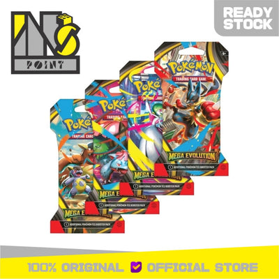 Pokemon TCG English - ME1 Mega Evolution Sleeved Booster Pack