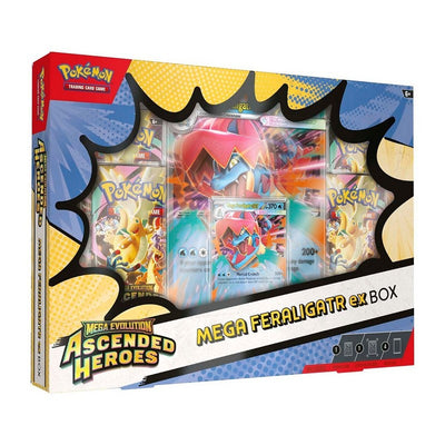 Pokemon TCG: Mega Evolution - Ascended Heroes Mega Feraligatr / Mega Meganium / Mega Emboar ex Box