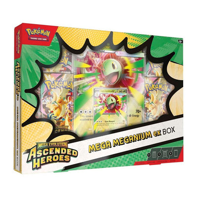 Pokemon TCG: Mega Evolution - Ascended Heroes Mega Feraligatr / Mega Meganium / Mega Emboar ex Box