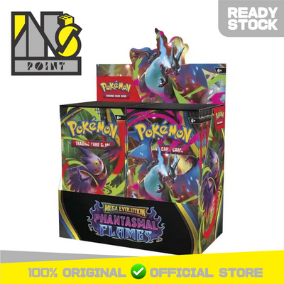 Pokemon TCG English - ME2 Mega Evolution - Phantasmal Flames Booster Box (36 Pack)