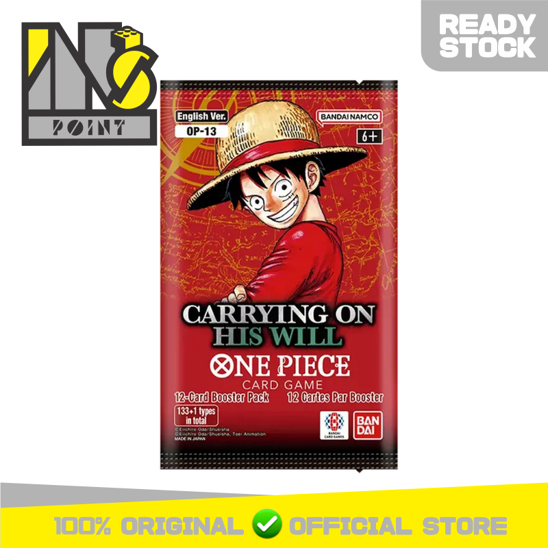 One Piece TCG English - Carrying on His Will OP13 OP-13 Booster Pack