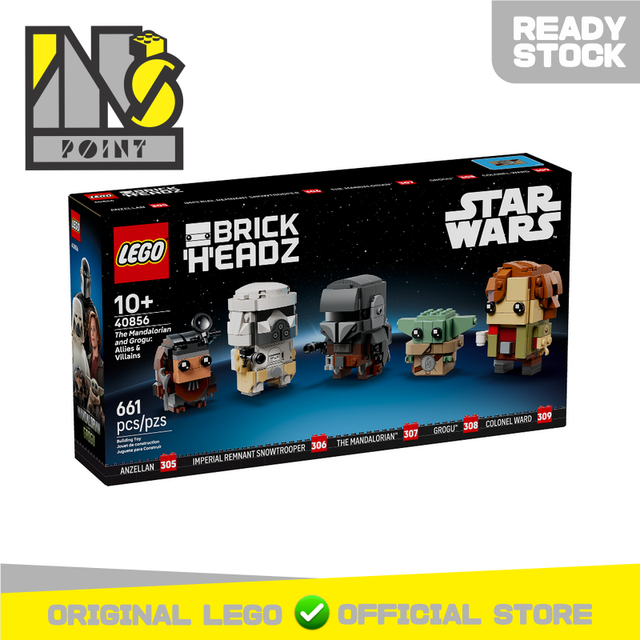 LEGO 40856 - Brickheadz - The Mandalorian and Grogu: Allies & Villains