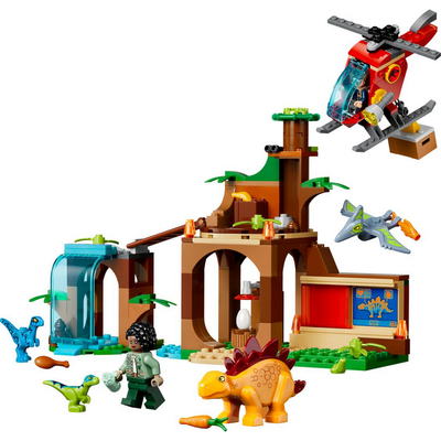 LEGO 77981 - Jurassic World - Velociraptor, Stegosaurus & Pteranodon Rescue