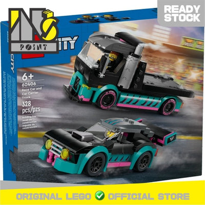 LEGO 60406 - City - Race Car and Car Carrier Truck
