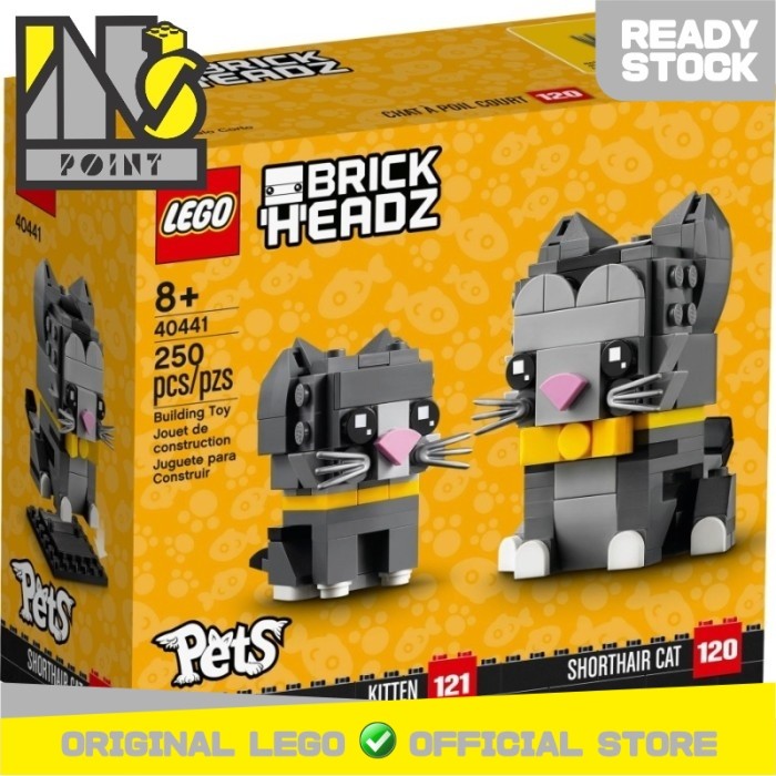 LEGO 40441 - Brickheadz - Shorthair Cats