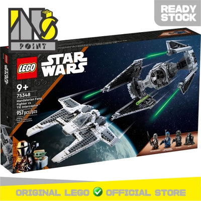 LEGO 75348 - Star Wars - Mandalorian Fang Fighter Vs Tie Interceptor
