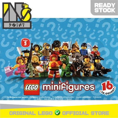 LEGO 8805 - LEGO Minifigures Series 5 Complete Full Set (16 pcs) MISP