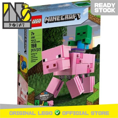 LEGO 21157 - Minecraft - BigFig Pig with Baby Zombie