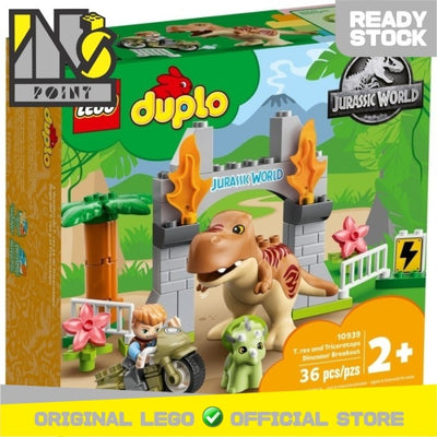LEGO 10939 - Duplo - T. rex and Triceratops Dinosaur Breakout