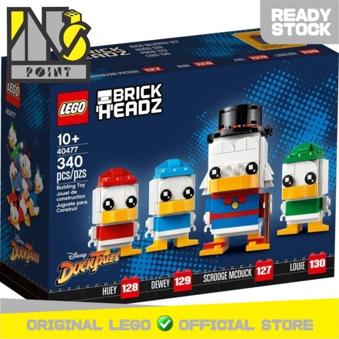 LEGO 40477 - Brickheadz - Scrooge McDuck, Huey, Dewey & Louie