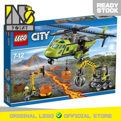 LEGO 60123 - City - Volcano Supply Helicopter