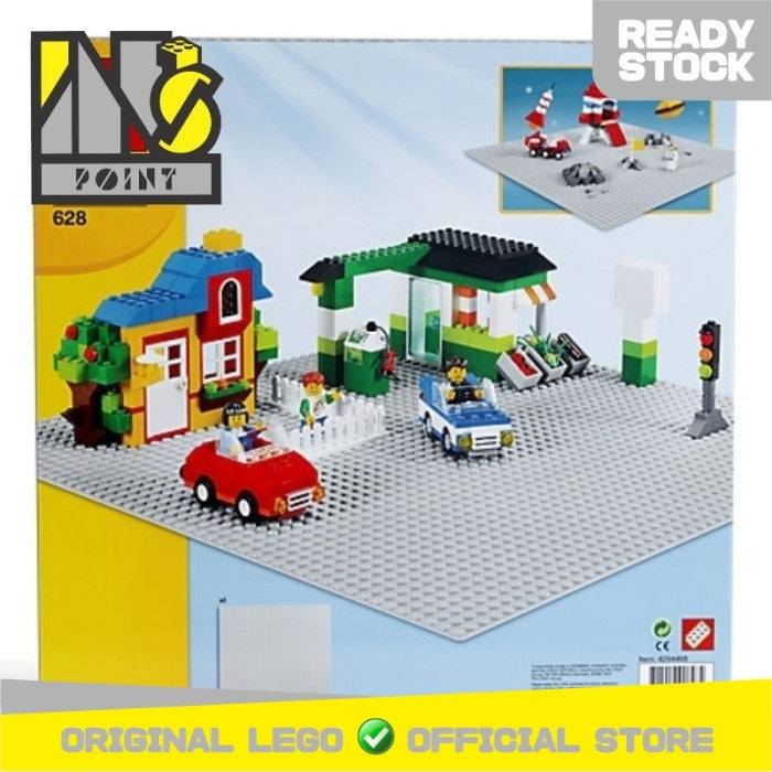 LEGO 628 - Brick and More - X-Large Baseplate Grey