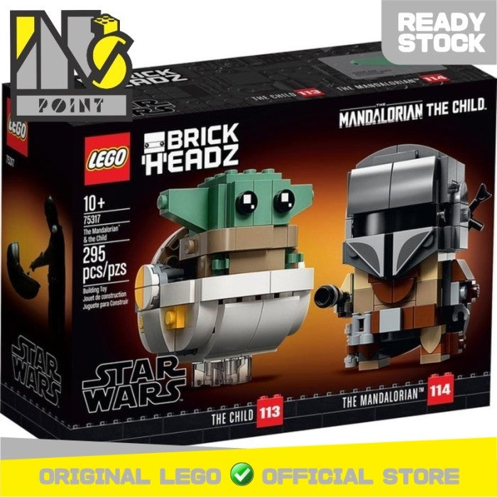 LEGO 75317 - Brickheadz - The Mandalorian & The Child