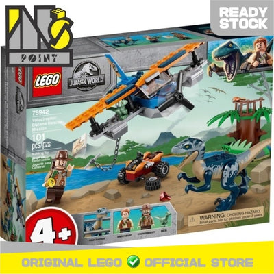 LEGO 75942 - Jurassic World - Velociraptor: Biplane Rescue Mission