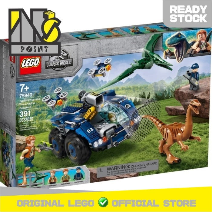 LEGO 75940 - Jurassic World - Gallimimus and Pteranodon Breakout