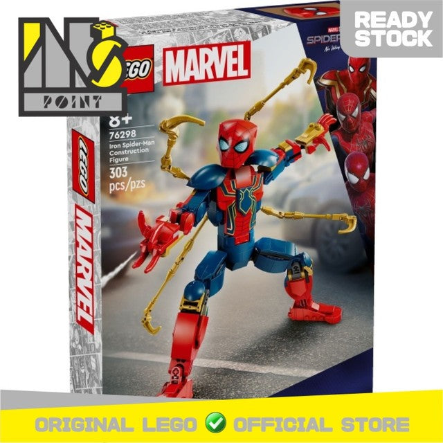 LEGO 76298 - Super Heroes - Iron Spider-Man Construction Figure