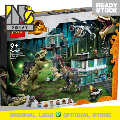 LEGO 76949 - Jurassic World - Giganotosaurus & Therizinosaurus Attack