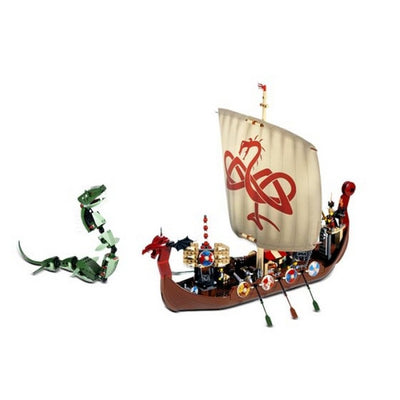 LEGO 7018 - Vikings - Viking Ship challenges the Midgard Serpent