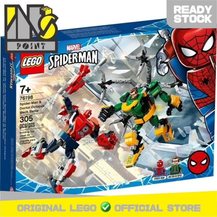 LEGO 76198 - Super Heroes - Spider-Man & Doctor Octopus Mech Battle