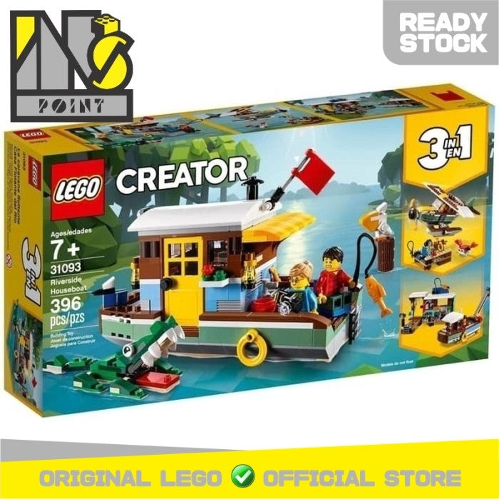 LEGO 31093 - Creator - Riverside Houseboat – Ins Point