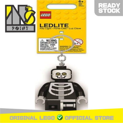 LEGO KE137H - Brick And More - LED Key Light Skeleton Guy Key Chain (LEDLITE)