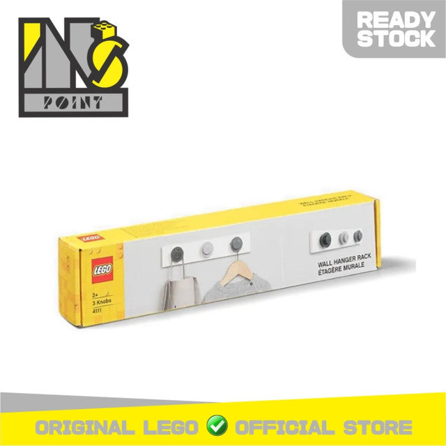 LEGO 41110003 - Brick And More - Wall Hanger Rack Black Grey Dark Grey