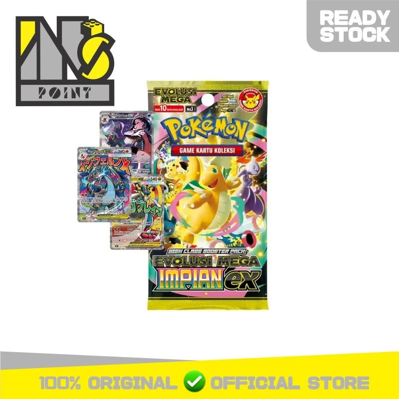 Pokemon TCG Indonesia - Evolusi Mega Impian ex / Mega Dream MA3 Booster Box / Case