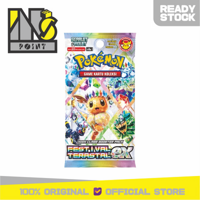 Pokemon TCG Indonesia - Sv8a Festival Terastal Box (Isi 10 Pack)