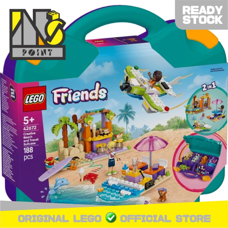 LEGO 42672 - Friends - Creative Beach and Travel Suitcase